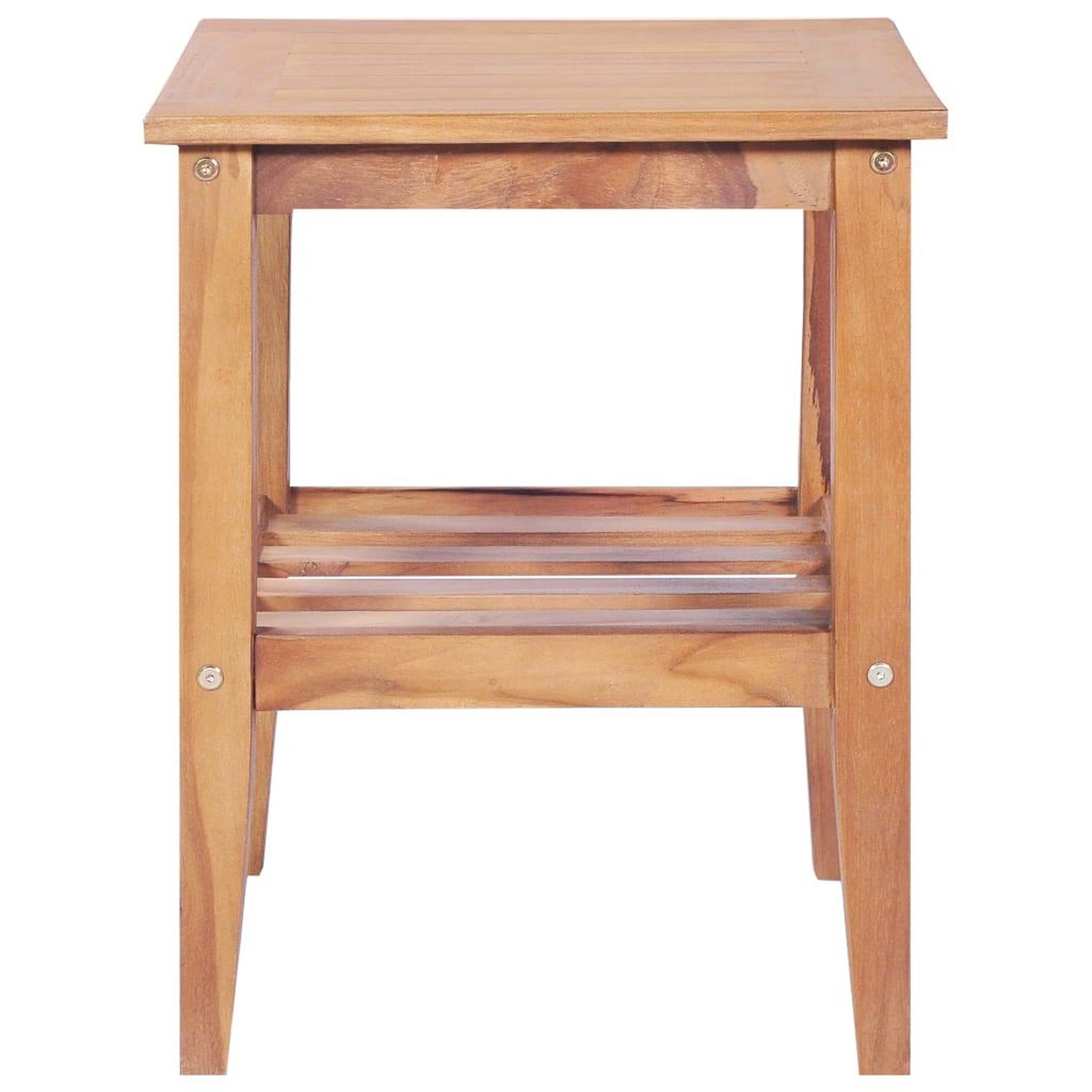Voir la diapositive 2 : VIDAXL Table basse 40x40x50 cm carree teck solide
