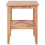 Voir la diapositive 2 : VIDAXL Table basse 40x40x50 cm Carree Teck solide