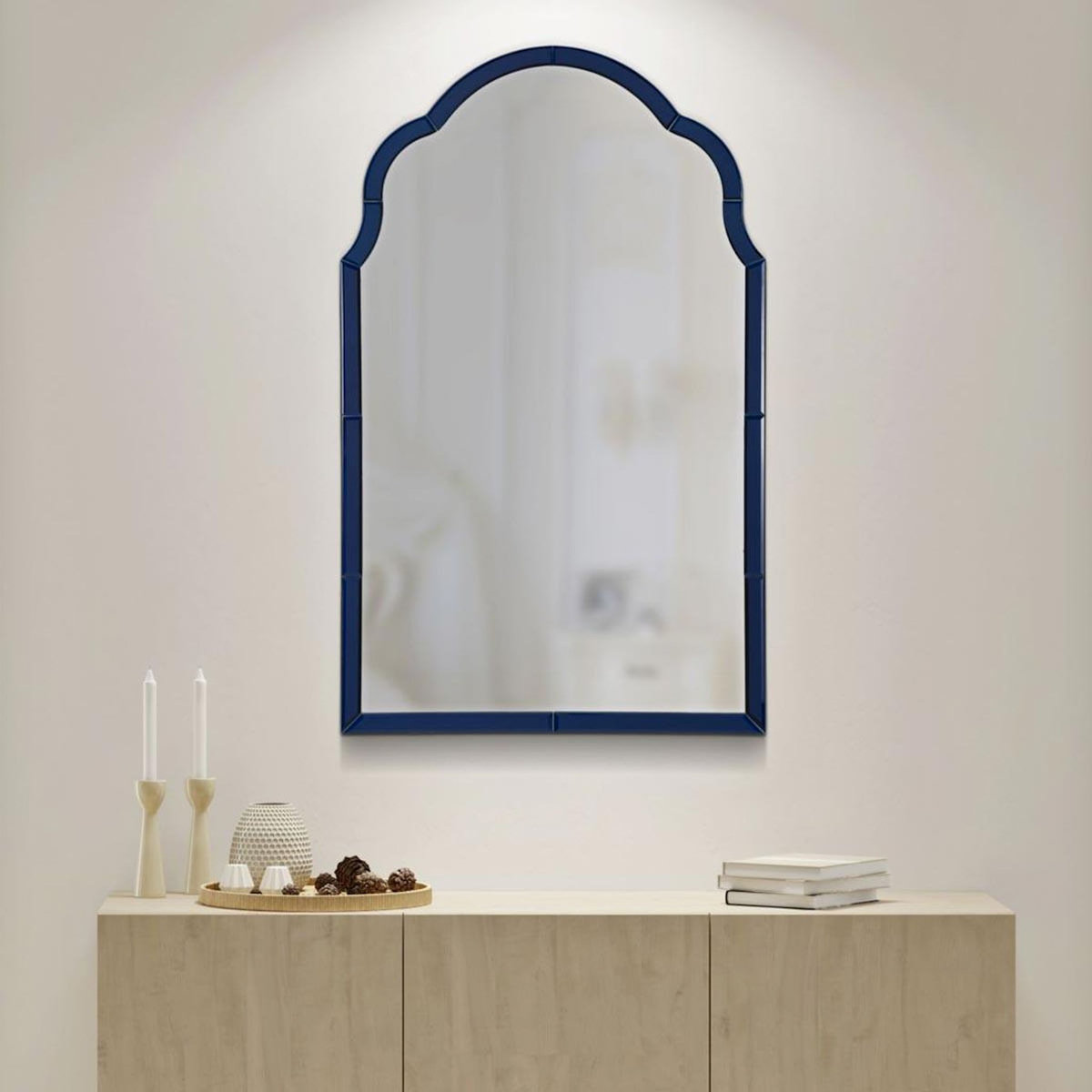Paris Prix Miroir Mural  Tangier  100cm Bleu