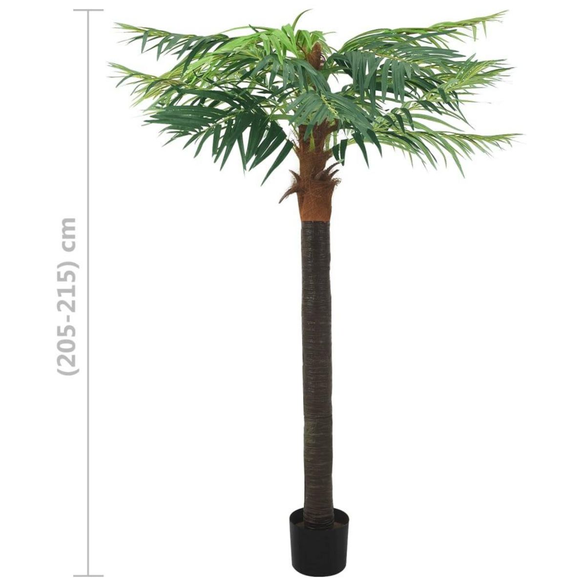VIDAXL Palmier Phoenix artificiel avec pot 215 cm Vert