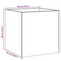 Voir la diapositive 6 : VIDAXL Jardiniere chene artisanal 40x40x40 cm bois d'ingenierie