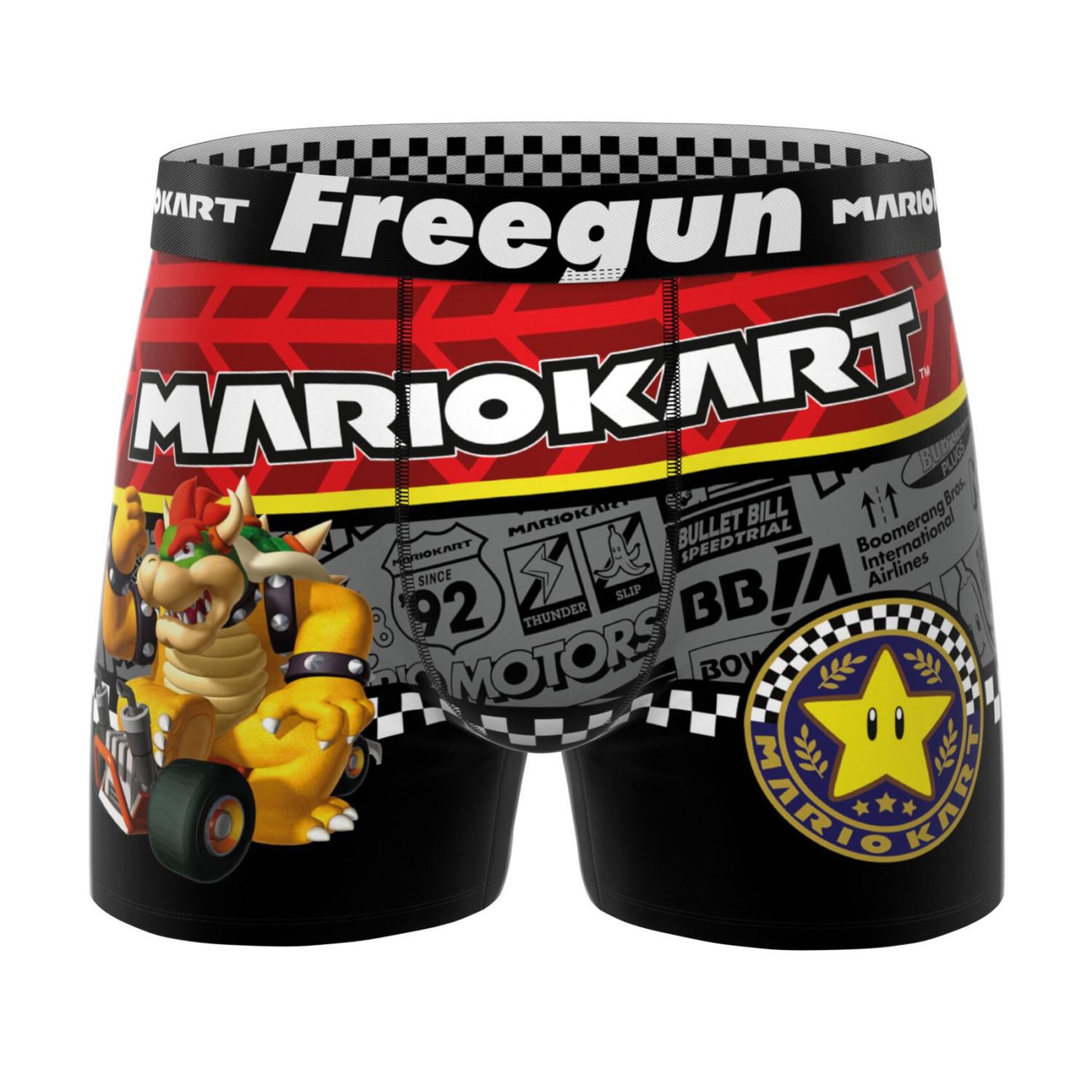 Voir la diapositive 5 : FREEGUN Lot de 3 boxers enfant super mario kart