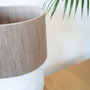 Voir la diapositive 3 : Rendez vous déco Lampe à poser en jute et papier blanc-Nina