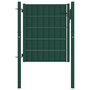 Voir la diapositive 1 : VIDAXL Portail de cloture PVC et acier 100x81 cm Vert