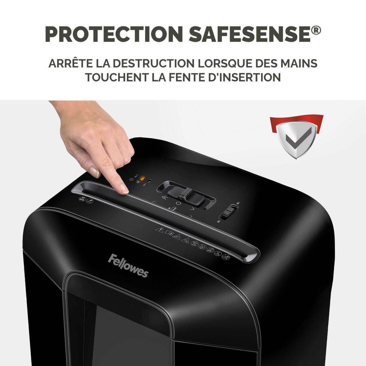 Fellowes Destructeur MICROSHRED LX85 NOIR