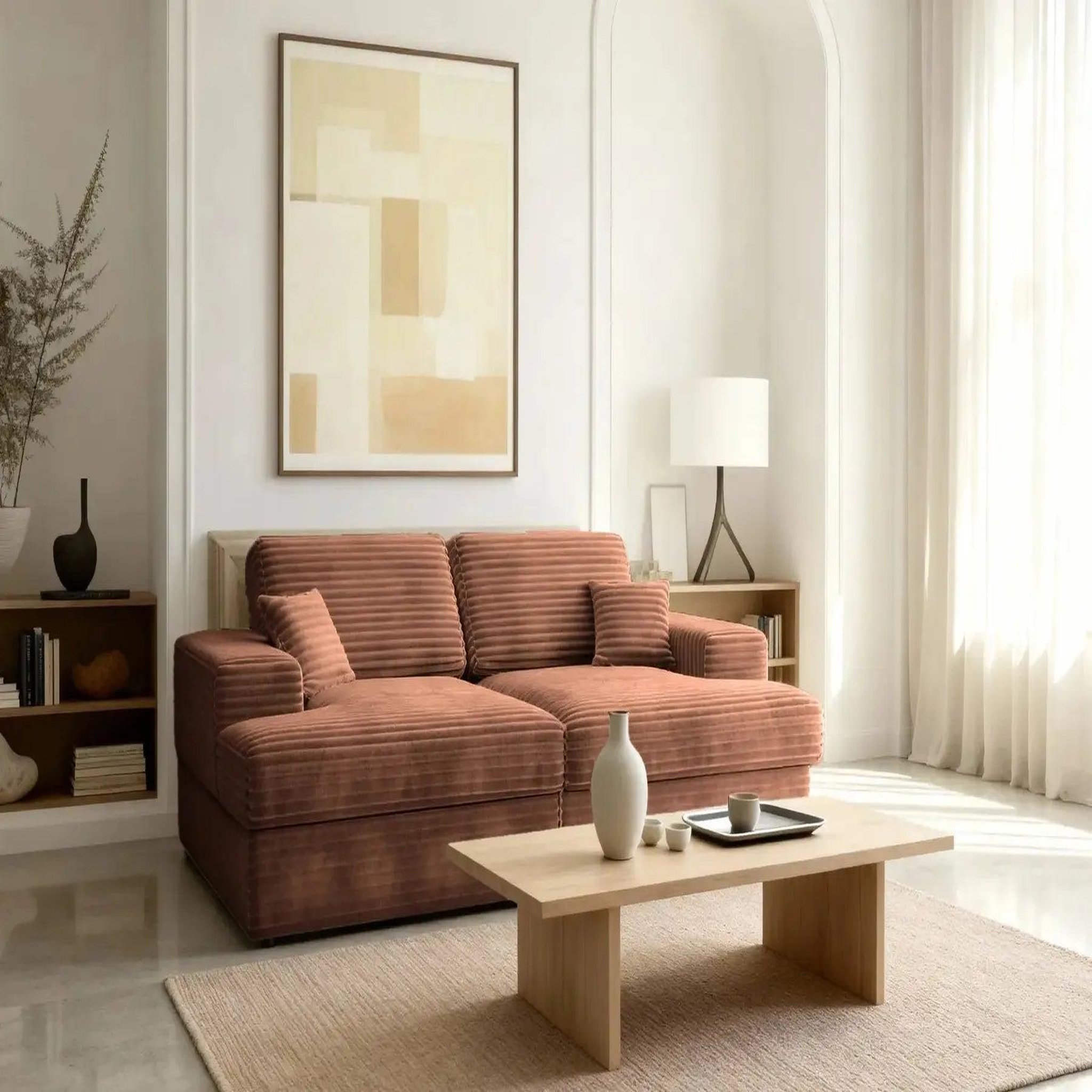 Voir la diapositive 2 : CASANOVA PARIS Lisbonne xl - canapé droit xl velours côtelé