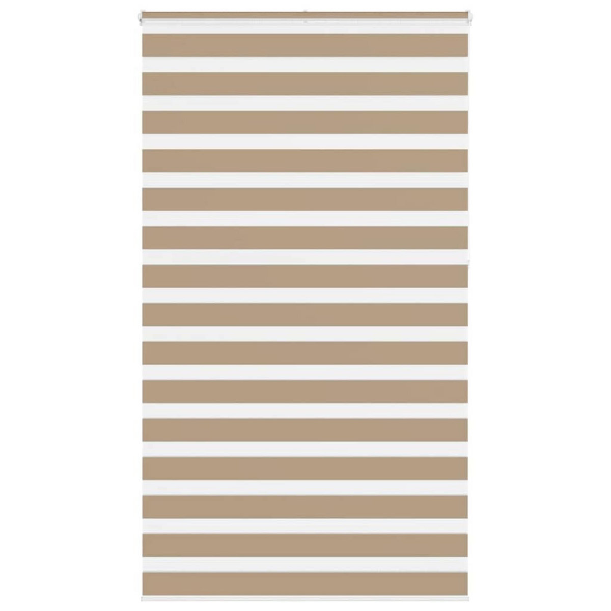 VIDAXL Store zebre marron sable largeur du tissu 125,9cm polyester