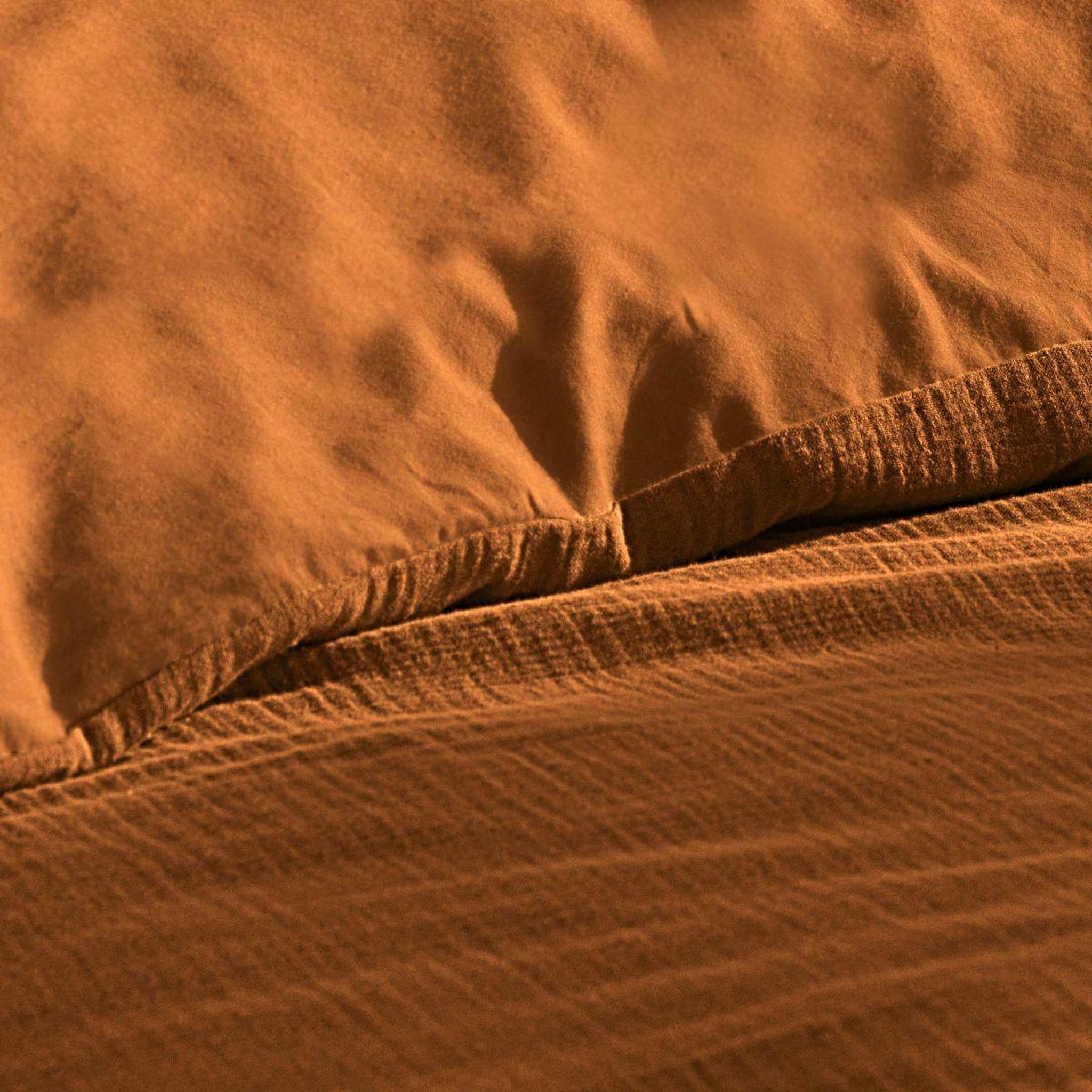 Voir la diapositive 2 : Douceur d'Intérieur Parure de lit 3 pièces  angelia  240x220cm caramel
