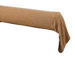 Home collection Taie de traversin 100% gaze de coton. Coloris disponibles : Bleu, Jaune