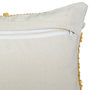 Voir la diapositive 3 : ATMOSPHERA Coussin Déco à Pompons  Row  30x50cm Ocre