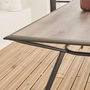 Voir la diapositive 3 : SWEEEK Table de jardin 6 places MEMPHIS 180x90x72cm