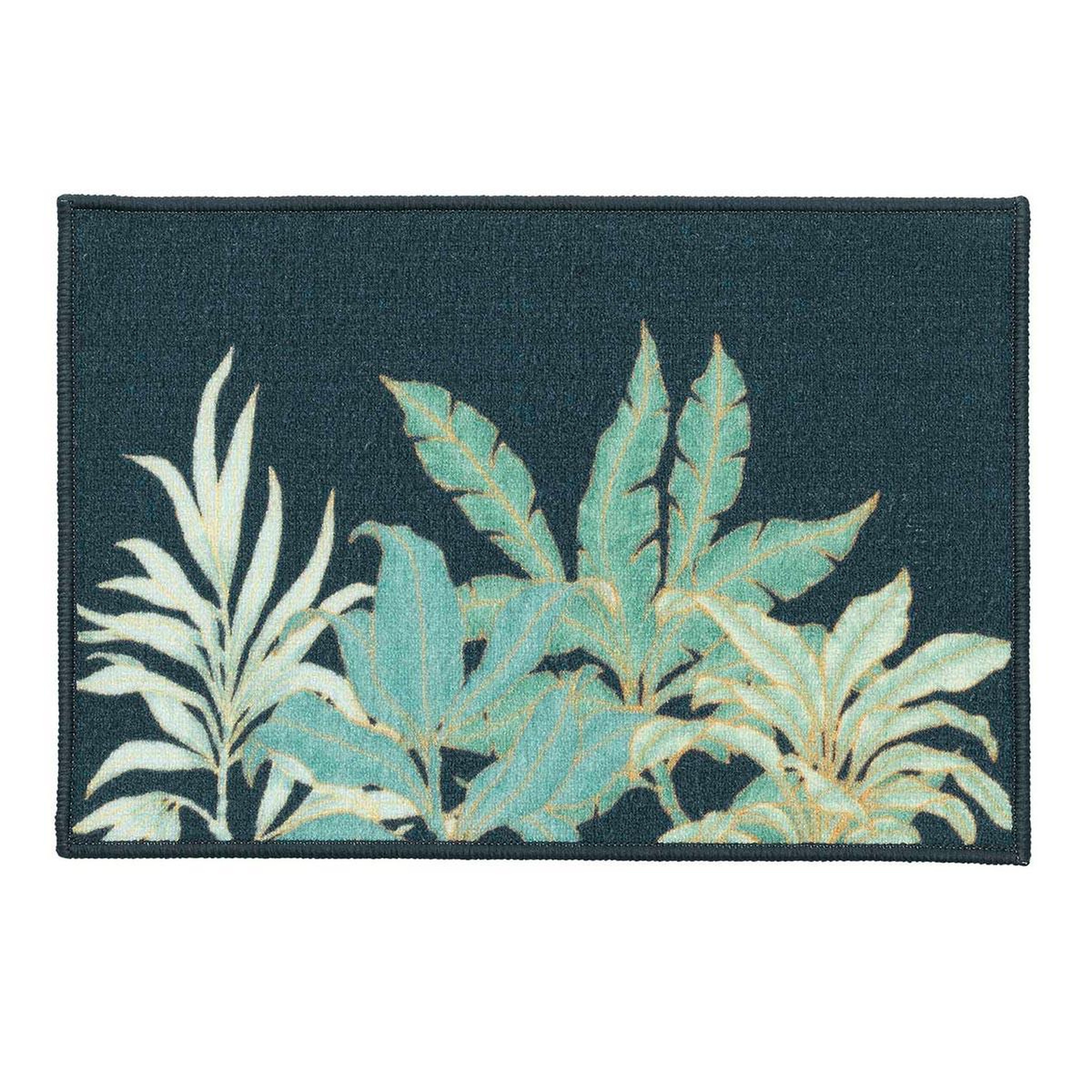 Douceur d'Intérieur Tapis déco imprimé  vayana  40x60cm vert