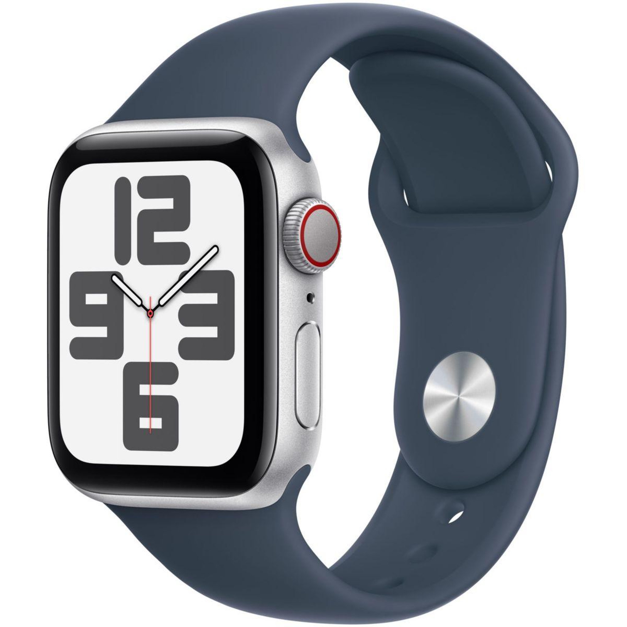 Voir la diapositive 1 : APPLE Montre connectée SE 40mm Alu/Argent Bleu Orage S/M cellular 2023