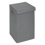 FIVE Panier à Linge Avec Séparateur  Colors  74L Gris Béton