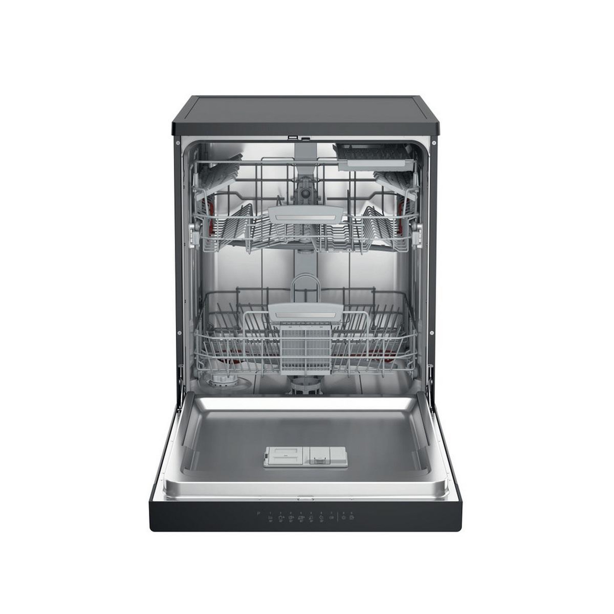 Voir la diapositive 3 : HOTPOINT Lave-vaisselle 60cm 14 couverts 41db gris - hfc3t141wcsb