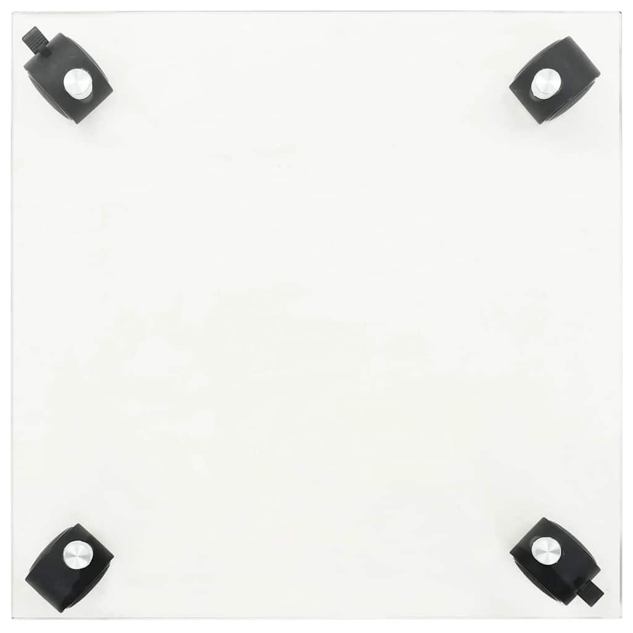 Voir la diapositive 4 : VIDAXL Support carre pour plantes 2 pcs verre trempe 35 x 35 cm