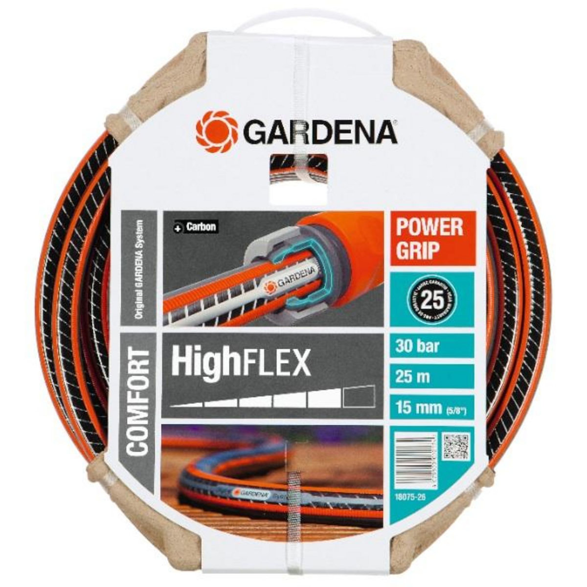 Gardena Tuyau d'arrosage HighFlex Ø 15 mm - 25 m