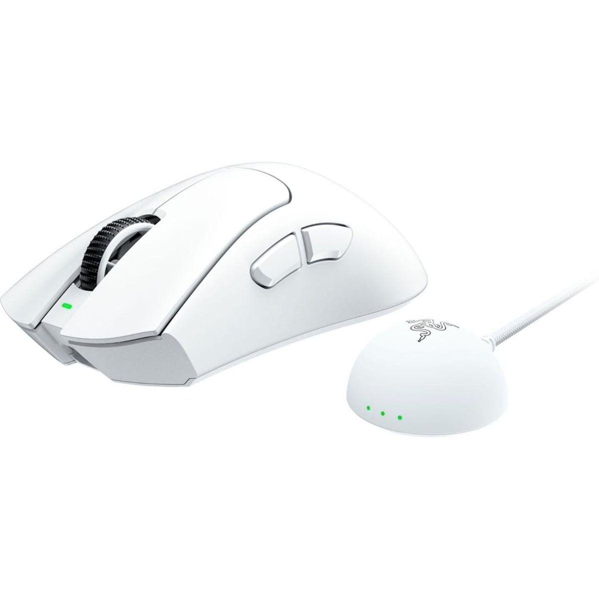 Razer Souris Gamer Sans Fil DEATHADDER V4 PRO BLANC