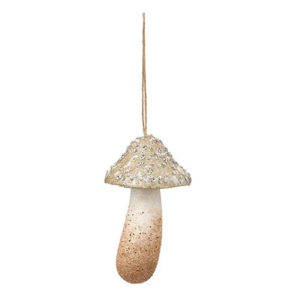 ATMOSPHERA Sujet de Noël  Champignon  13cm Or
