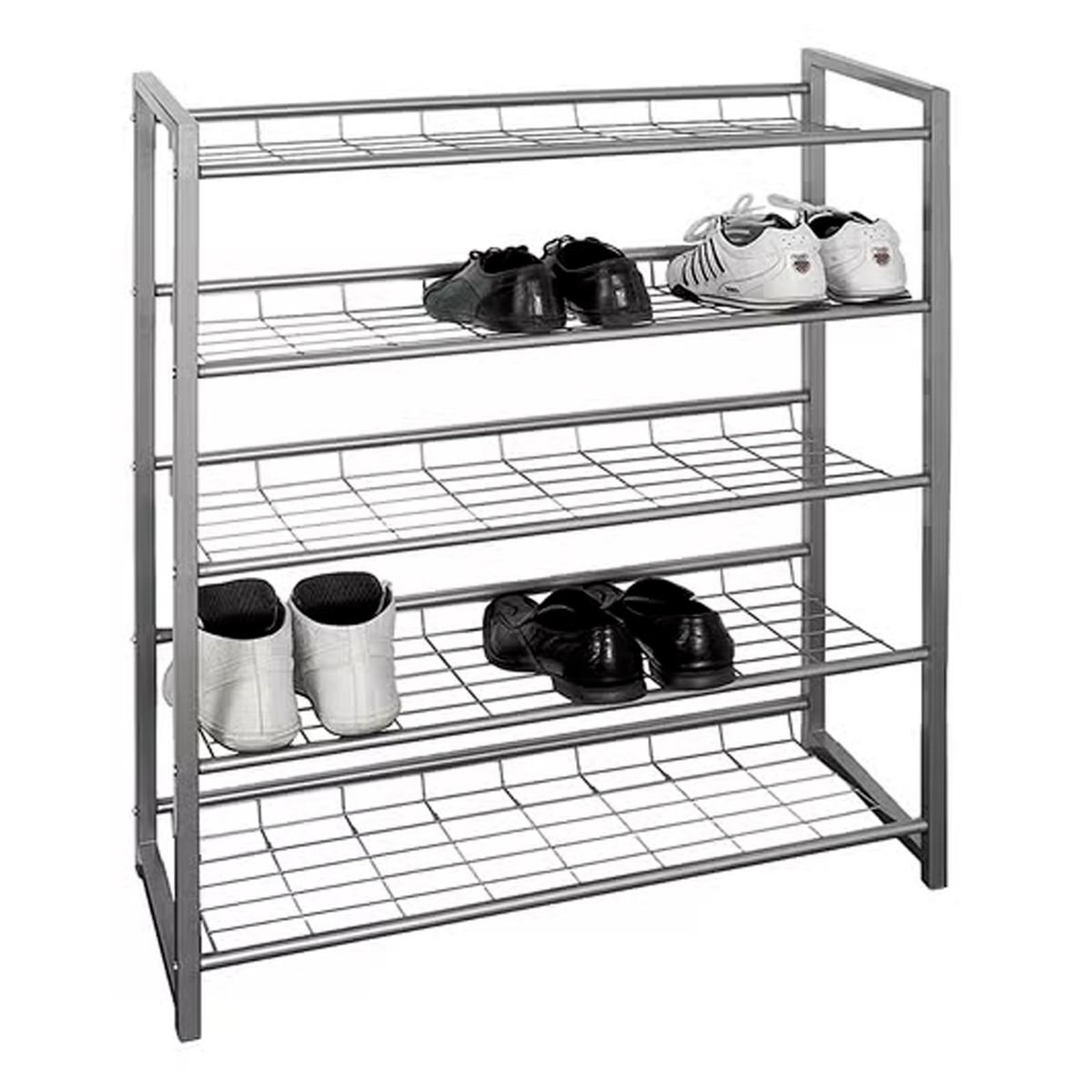 Paris Prix Range-chaussures 5 niveaux  plase  106cm argent