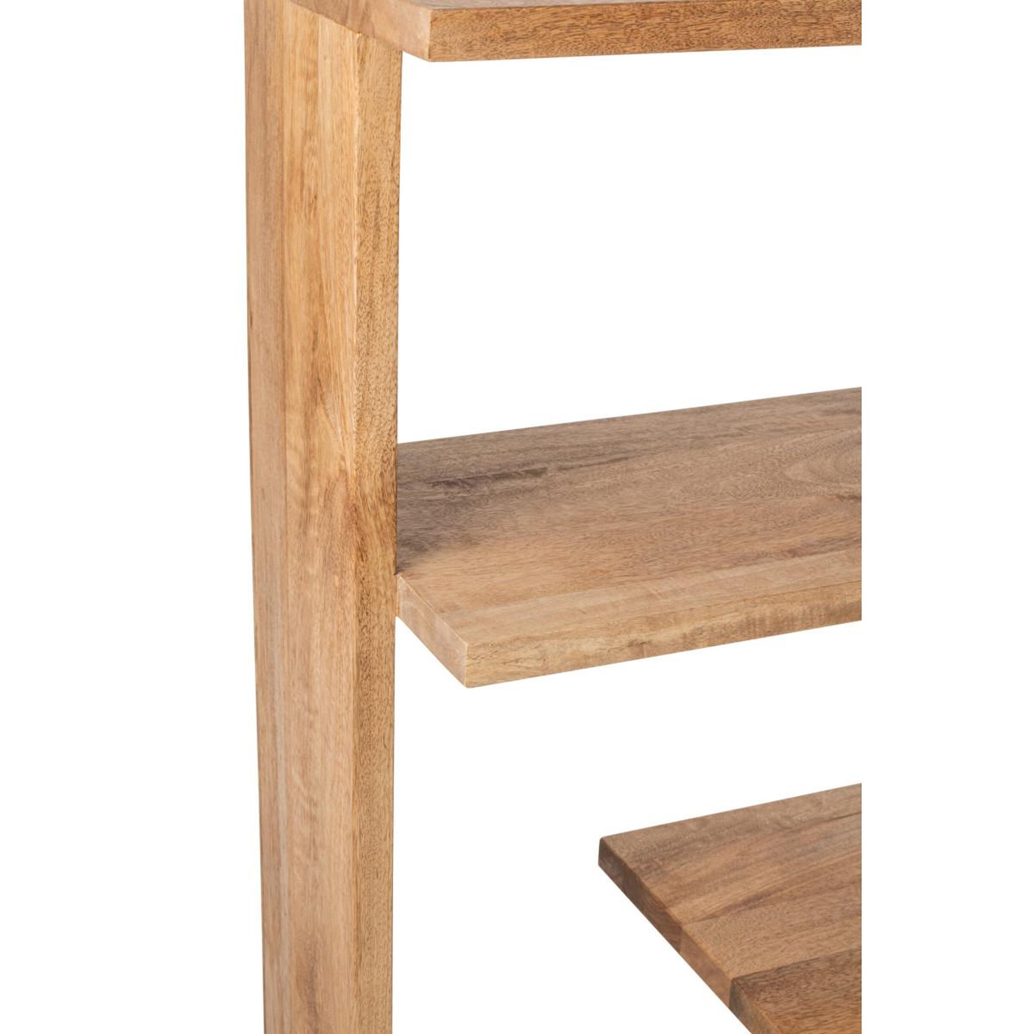 Voir la diapositive 6 : Paris Prix Bibliothèque en bois  manga  146cm naturel
