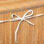 Voir la diapositive 2 : ATMOSPHERA Panier à linge bambou naturel