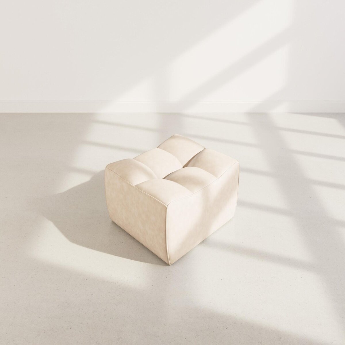 LISA DESIGN Alya - pouf en simili