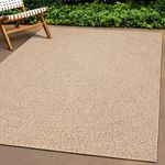 VIDAXL Tapis ZIZUR 240x240 cm aspect de jute interieur et exterieur