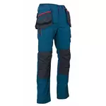 LMA Pantalon de travail empiècements imperméables et poches amovibles LMA CREUSET. Coloris disponibles : Bleu