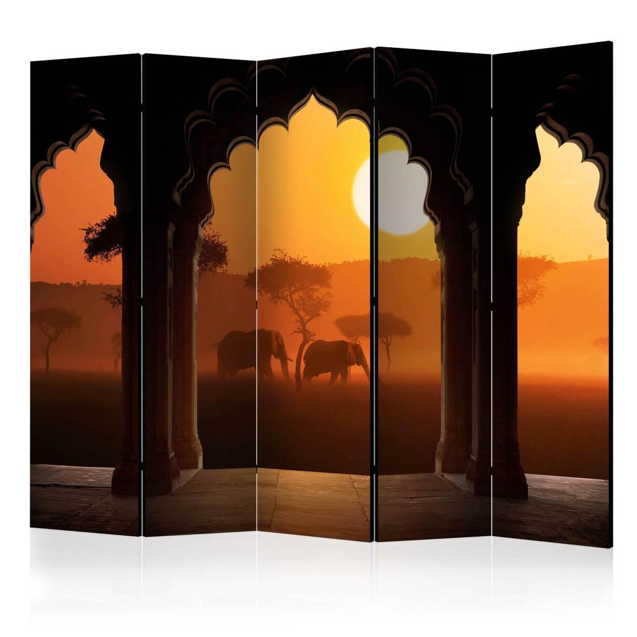 Paris Prix Paravent 5 volets  hear africa  172x225cm