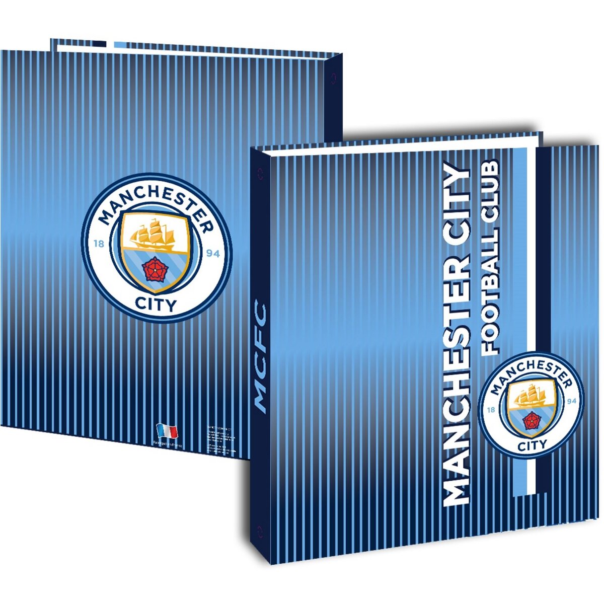 Classeur rigide 24x32x4cm 4 anneaux - Manchester City