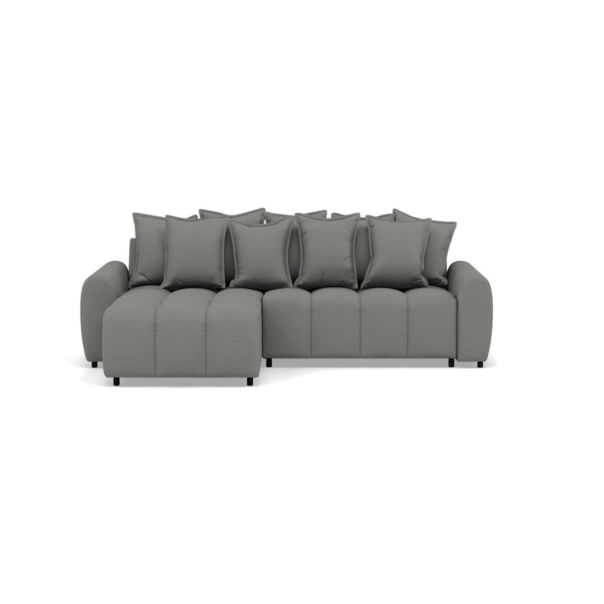 LISA DESIGN Adelaide - canapé d'angle réversible 4 places en tissu texturé