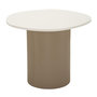 Voir la diapositive 1 : Paris Prix Table Basse  Frankfurt  39cm Beige Foncé & Blanc