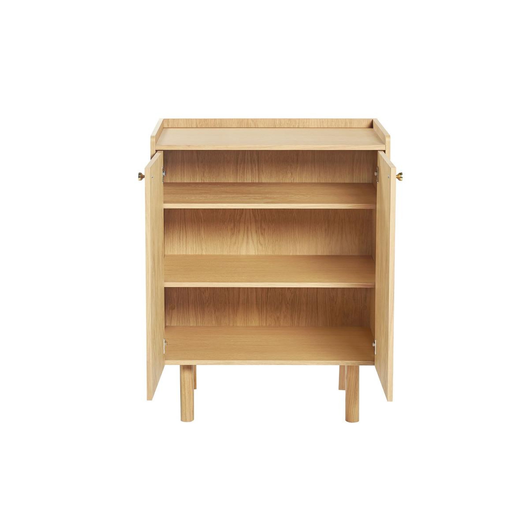 Voir la diapositive 2 : Paris Prix Buffet design 2 portes  nice  75cm chêne