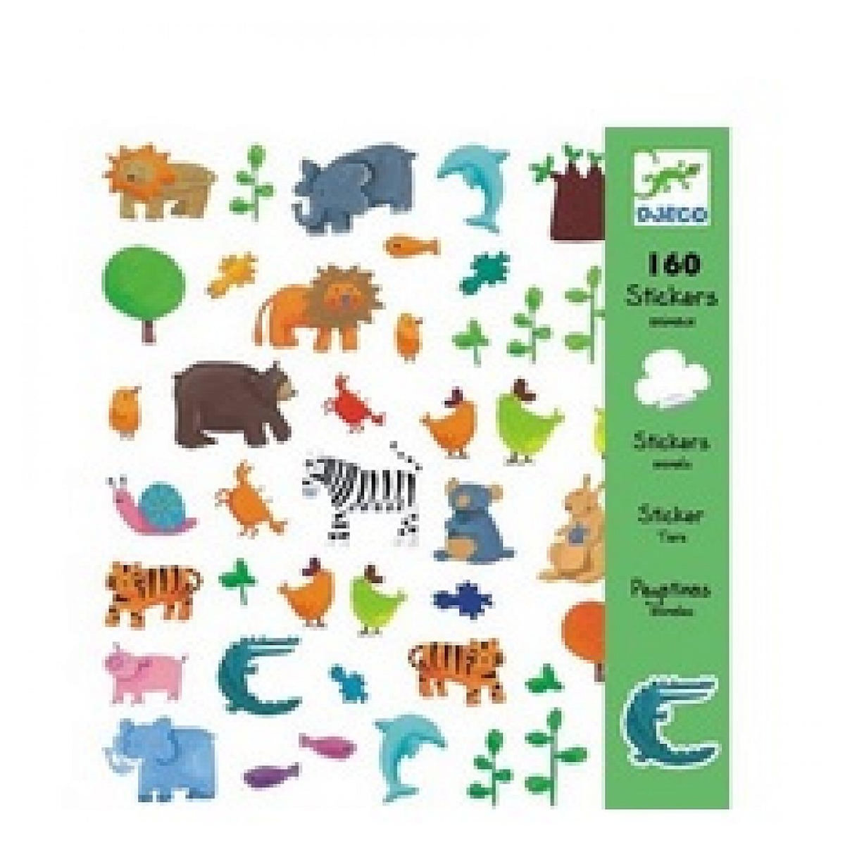 Djeco Autocollants Jurnior Animaux