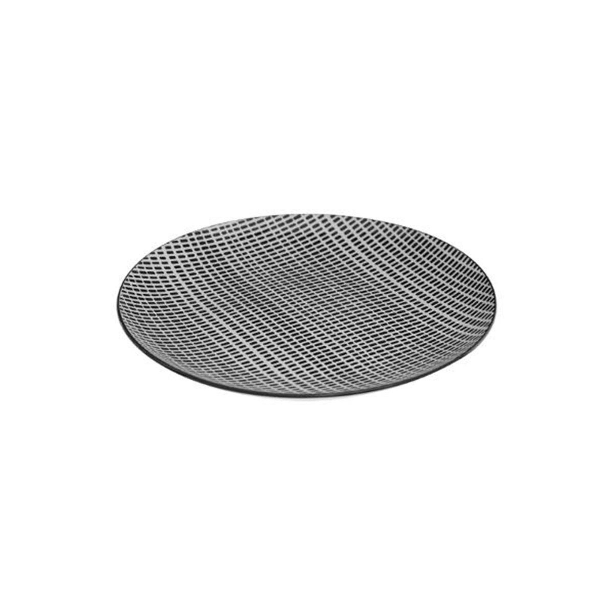 Voir la diapositive 2 : SECRET DE GOURMET Lot de 6 assiettes plates  bohemia square  26cm noir