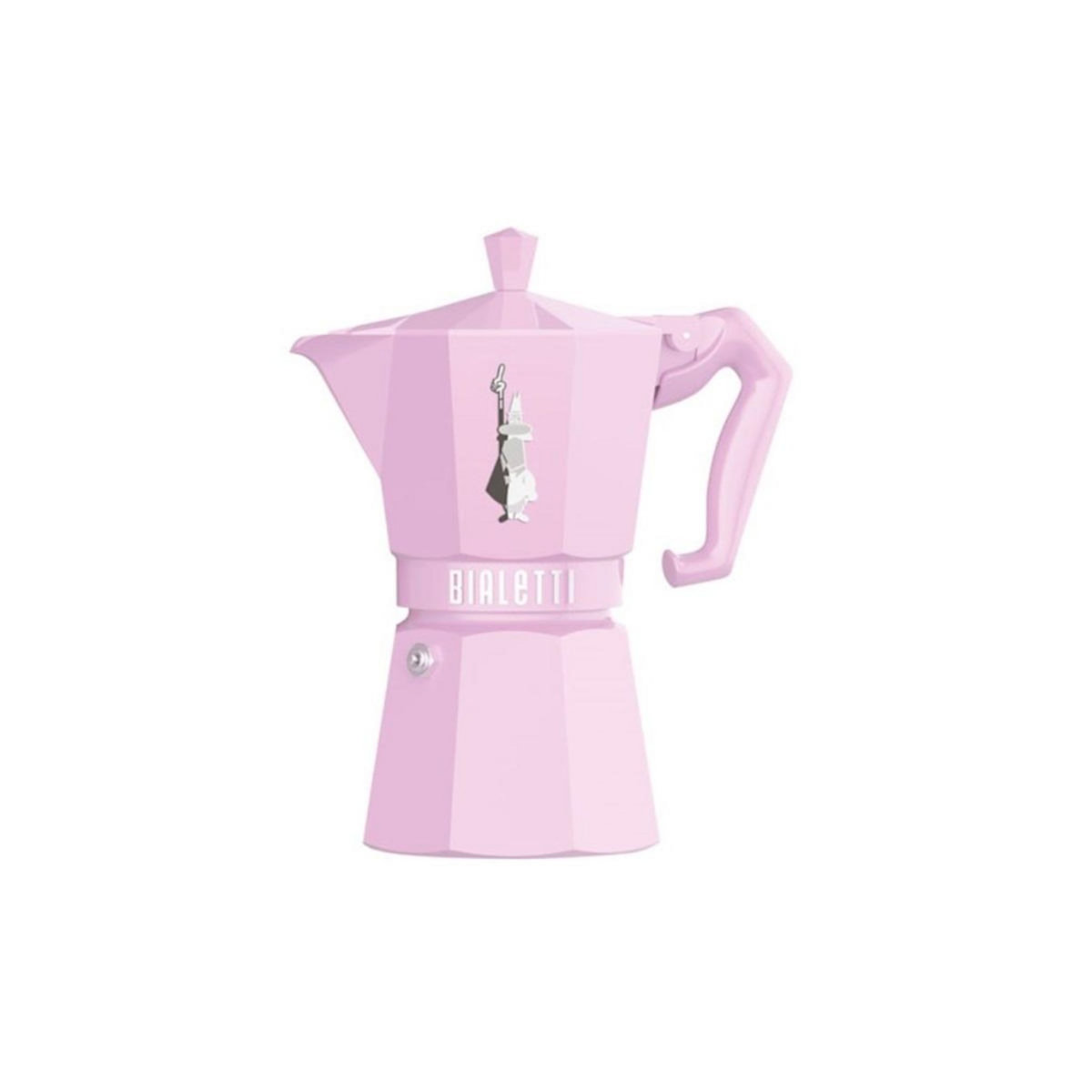 BIALETTI Cafetière italienne 3 tasses rose pastel - 0009063