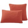 Voir la diapositive 3 : Sensei Maison Lot de 2 taies d'oreiller en gaze de coton LOFT