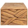 Voir la diapositive 3 : VIDAXL Table basse Bois de teck massif 110x35x38 cm