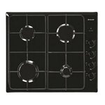 BRANDT Table de cuisson à gaz 60cm 4 feux - bpe6410b