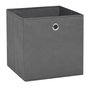 Voir la diapositive 2 : VIDAXL Boîtes de rangement 10 pcs Tissu intisse 28x28x28 cm Gris