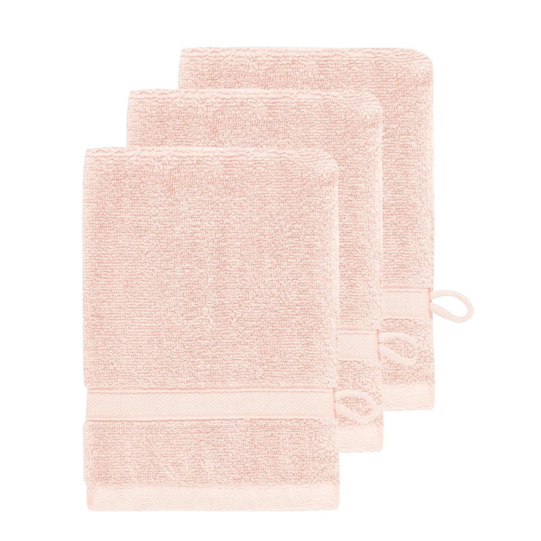Voir la diapositive 1 : Sensei Maison Lot de 3 gants de toilette 600 g/m² SENSILK - 16x22 cm