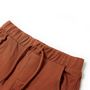 Voir la diapositive 3 : VIDAXL Short pour enfants avec cordon de serrage marron 128