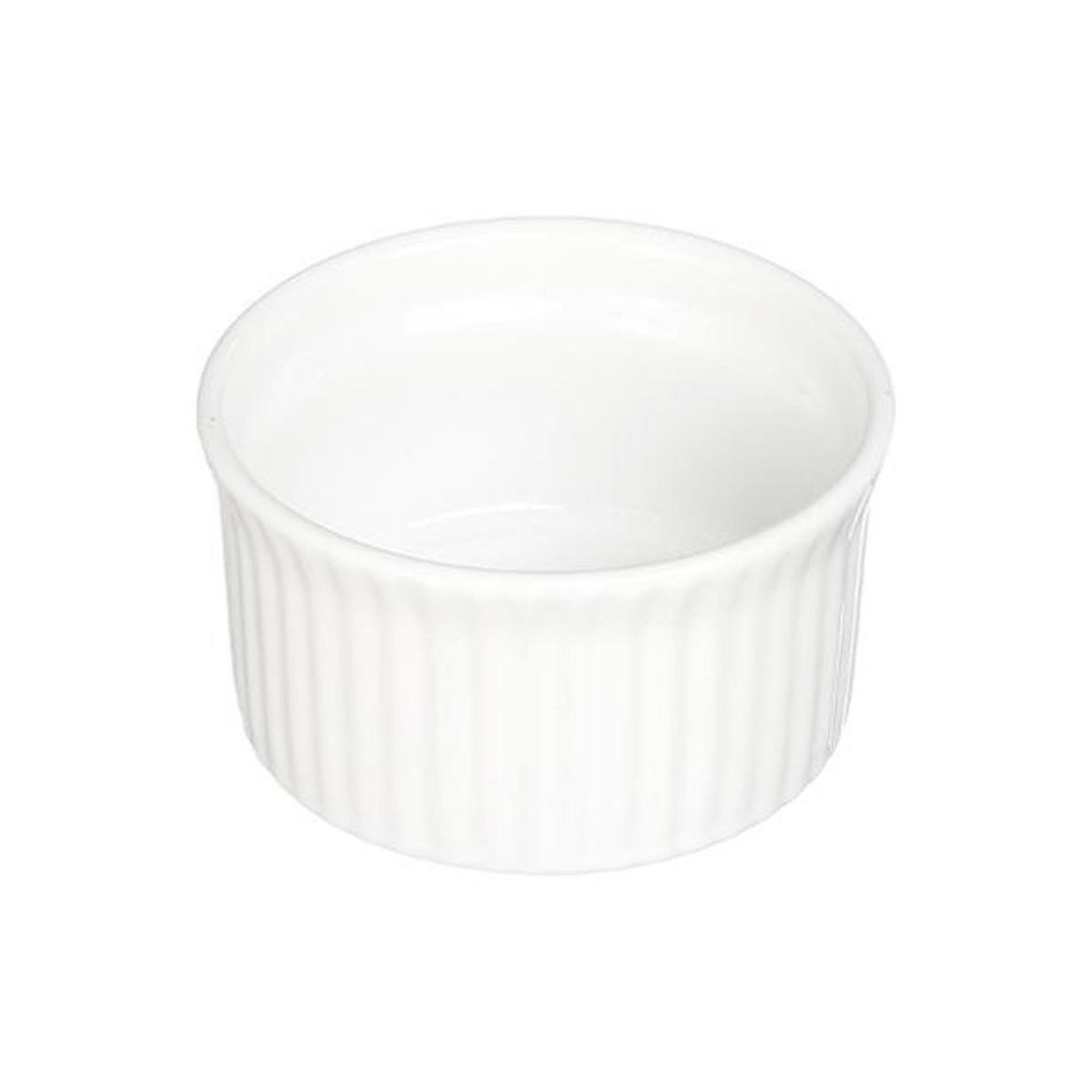 Voir la diapositive 2 : FIVE Lot de 6 ramequins ronds  céramique  9cm blanc