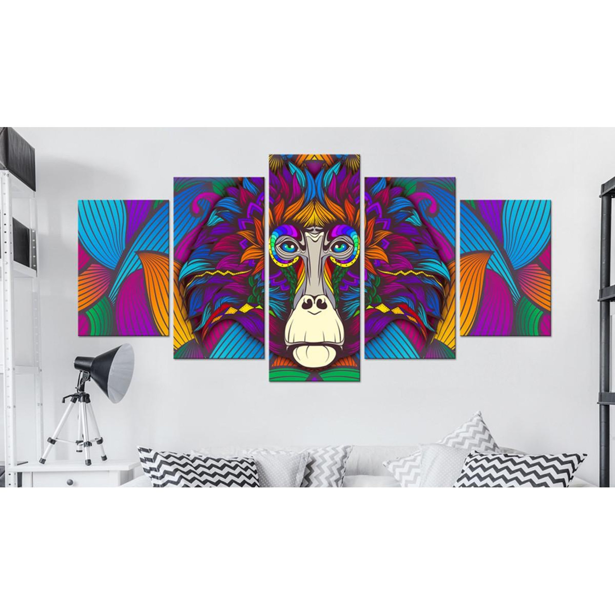 Voir la diapositive 2 : Paris Prix Tableau imprimé  hypnosis of colours