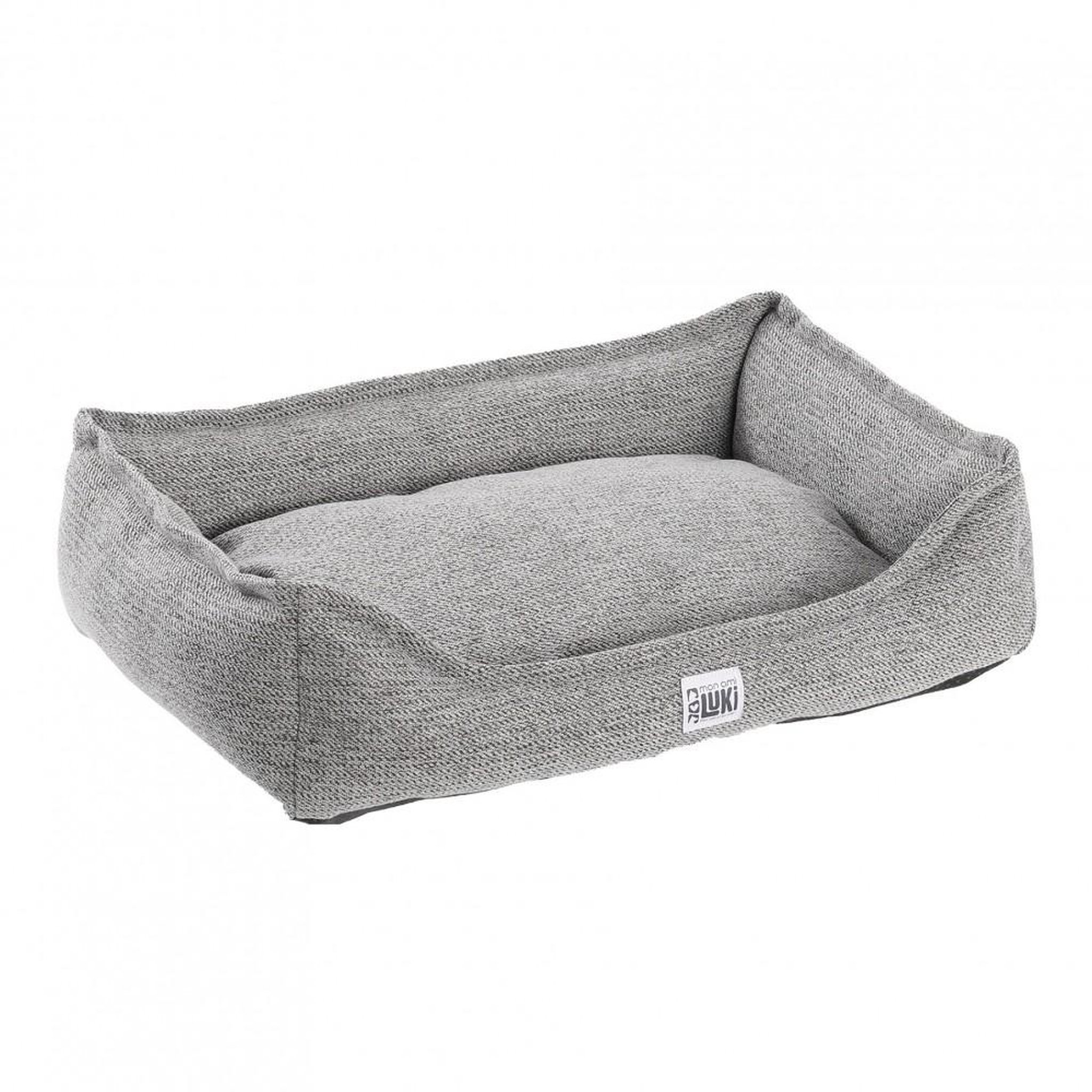 MON AMI LUKI Panier rectangle - anti-derapant pour chien. Coloris disponibles : Gris