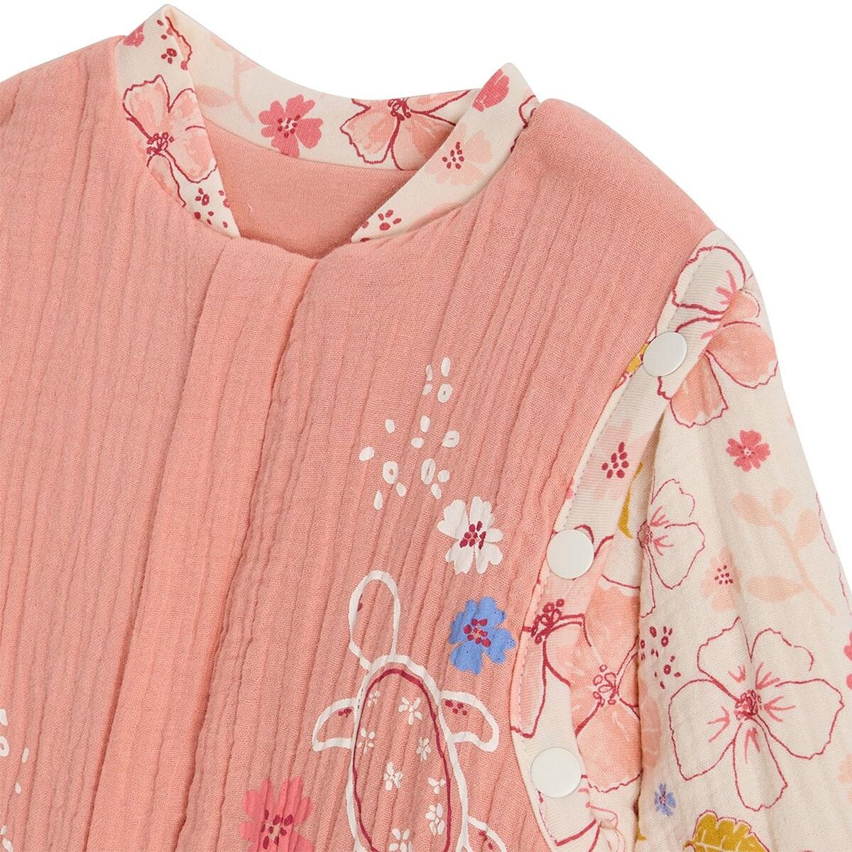 Petit Béguin Turbulette TOG 2 en gaze de coton avec pieds retroussables et manches amovibles Santa Giulia