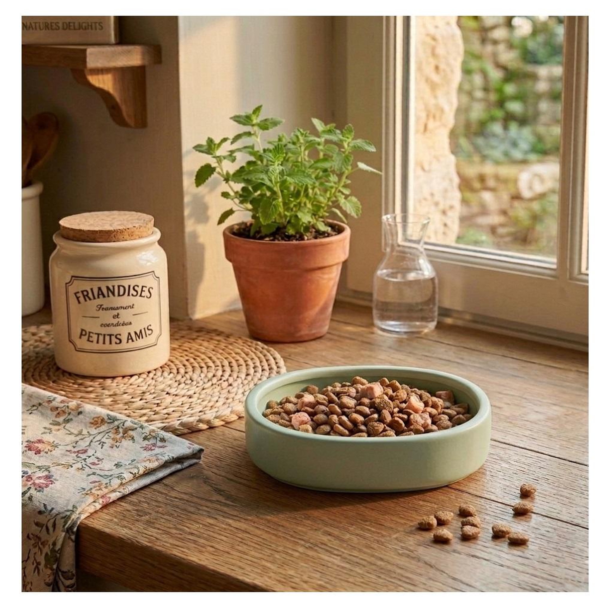 Voir la diapositive 3 : Eden Gamelle ronde pour chat nourriture et eau zara