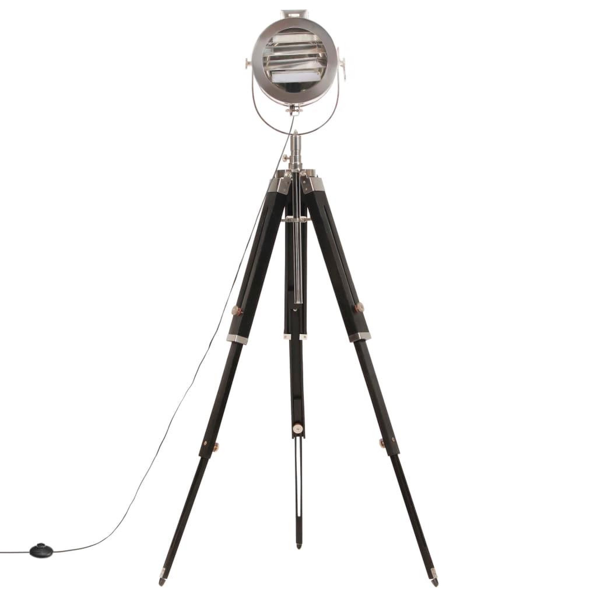 Voir la diapositive 4 : VIDAXL Lampadaire a trepied Bois de manguier massif 165 cm