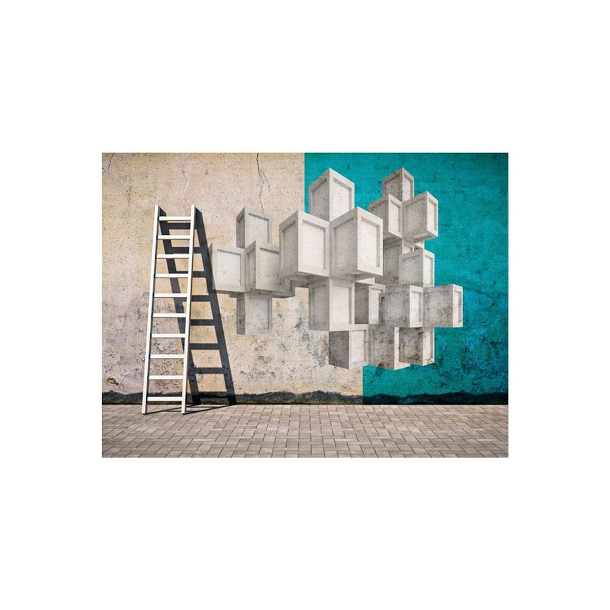 Paris Prix Papier Peint  Street Art : Illusion D'optique